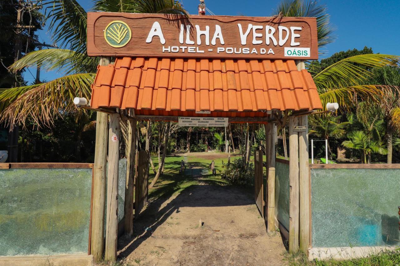 A Ilha Verde Hotel Pousada Na Praia Ilha do Mel Exterior foto